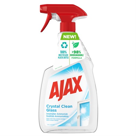 Ajax Crystal Clean Glas Spray 12x750ml